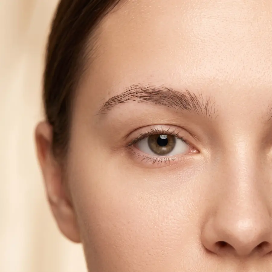 Sparse brows before lamination